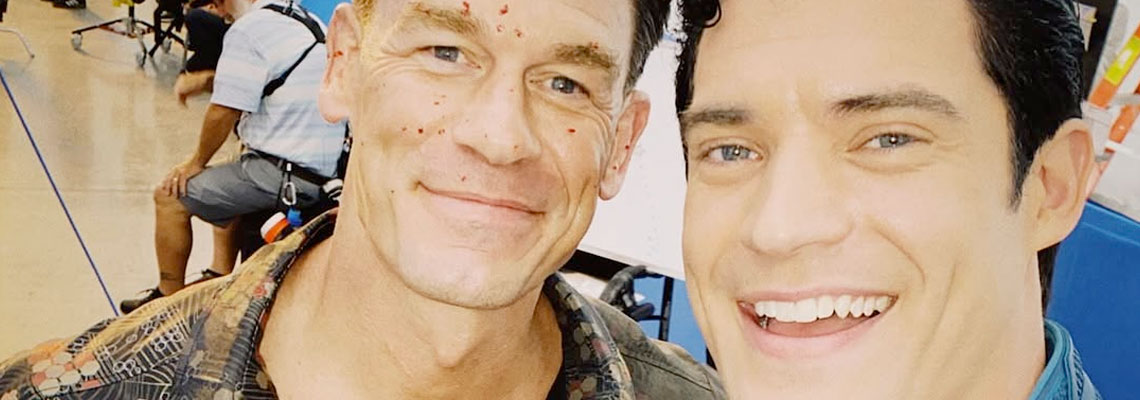 Superman odwiedza plan „Peacemakera”!